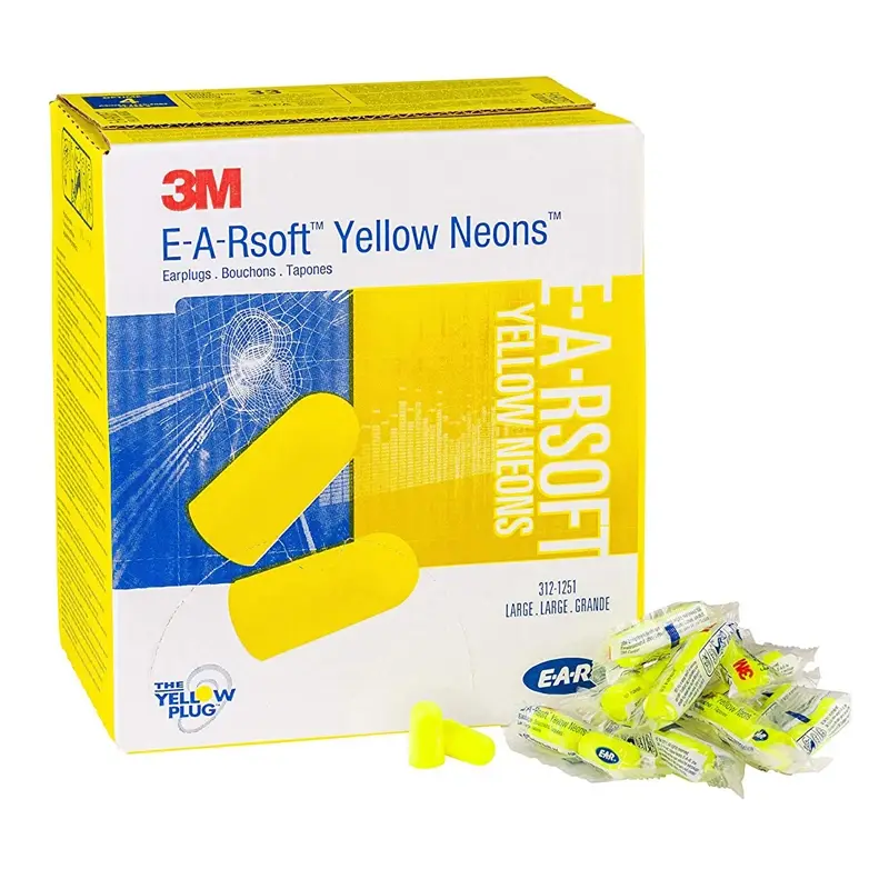 3M E-A-R Yellow Neons oorpluggen met koord