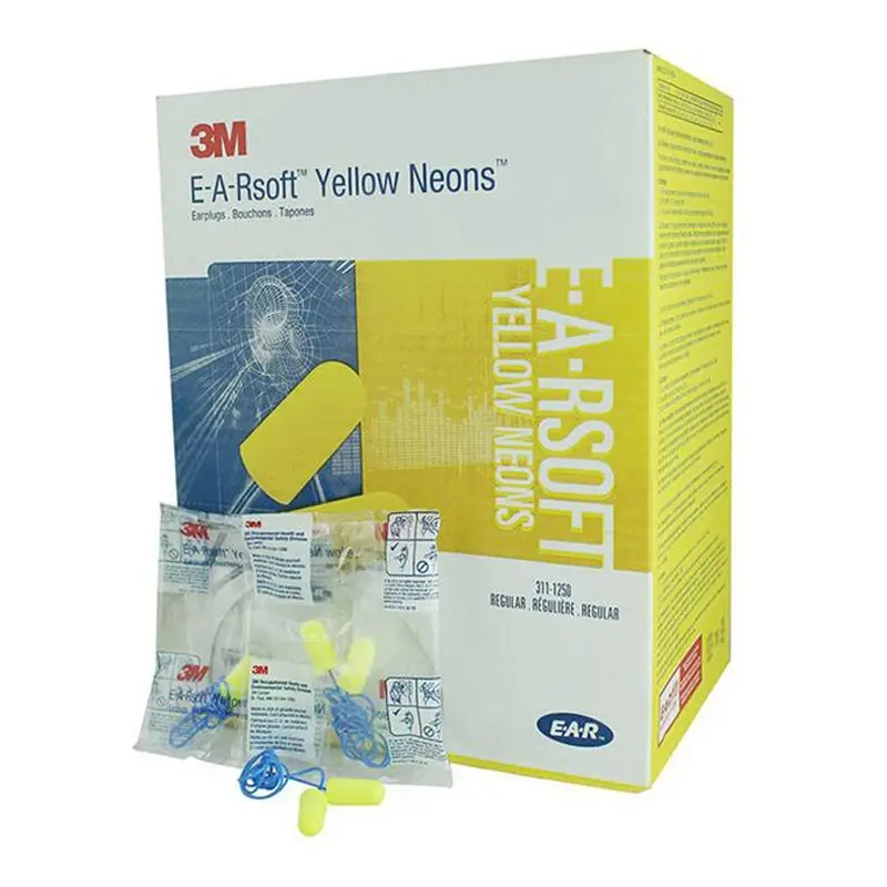 3M E-A-R Yellow Neons oorpluggen met koord