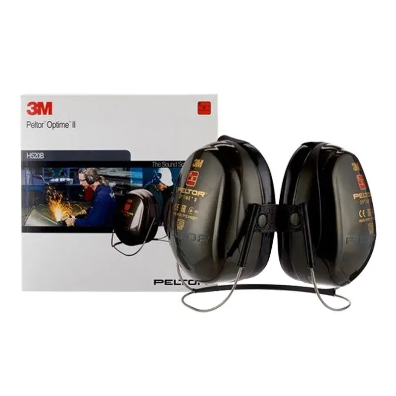 Casque antibruit 3M Peltor Optime II avec tour de cou H520B