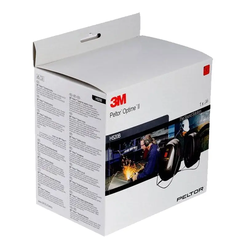 Casque antibruit 3M Peltor Optime II avec tour de cou H520B