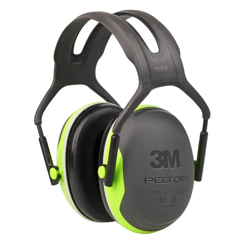 3M Peltor X4A Hi-Vis earmuffs with headband