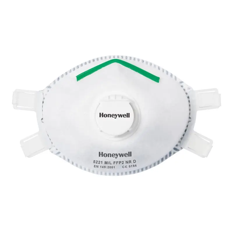 Honeywell 5221 stofmasker cup FFP2 NR D V met uitademventiel maat XL