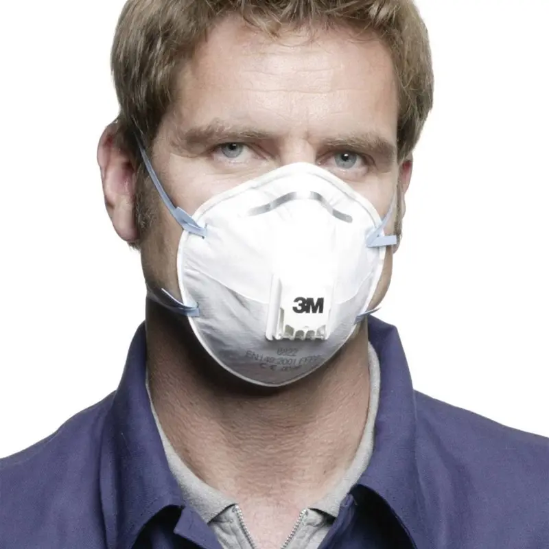 3M 8822 stofmasker cup FFP2 NR D V met uitademventiel