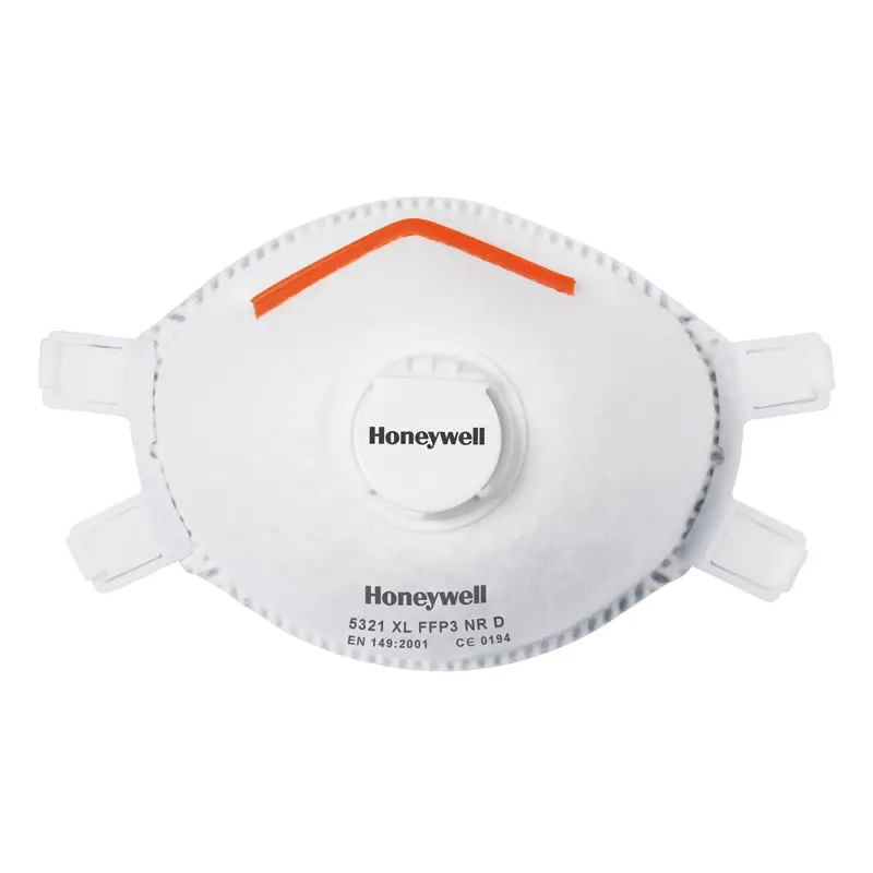 Honeywell 5321-V2 stofmasker cup FFP3 NR D V met uitademventiel maat M/L