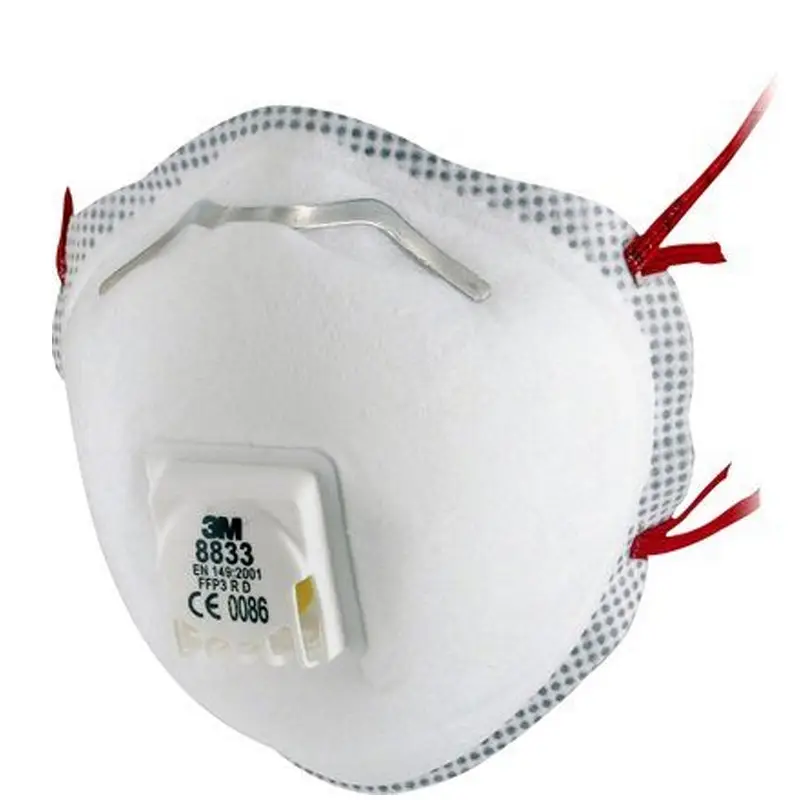 3M 8833 dust mask cup FFP3 NR DV with exhalation valve
