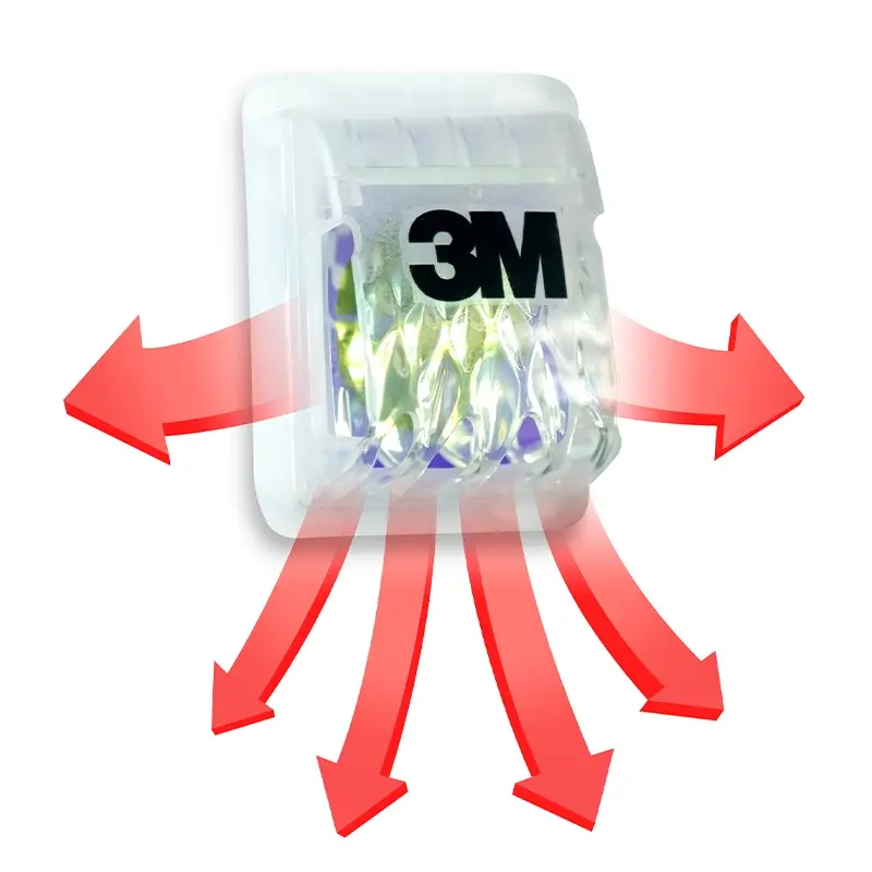 3M Aura 9322+ Gen3 folding dust mask FFP2 with exhalation valve