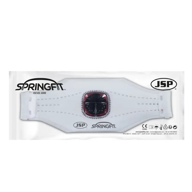 JSP Springfit 435ML dust mask FFP3 with Typhoon exhalation valve