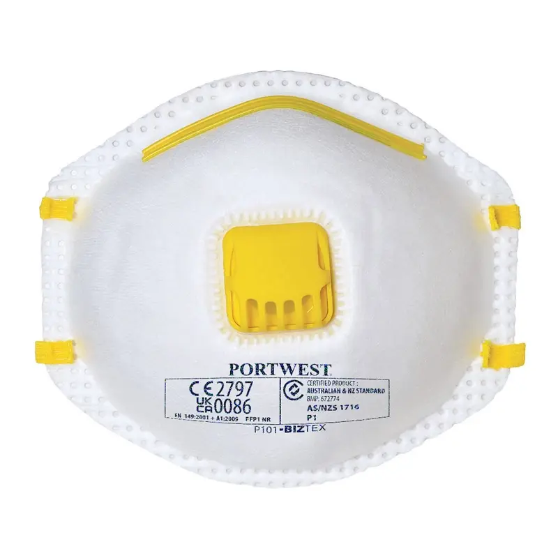 Portwest P101 stofmasker cup FFP1 NR V met uitademventiel