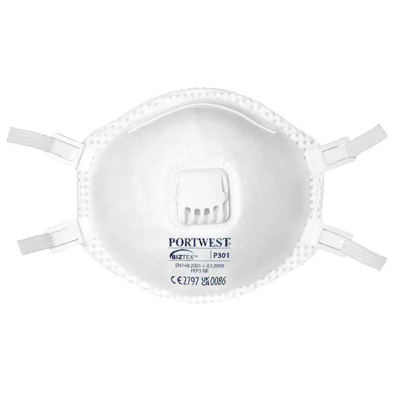 Portwest P301 stofmasker cup FFP3 NR V met uitademventiel
