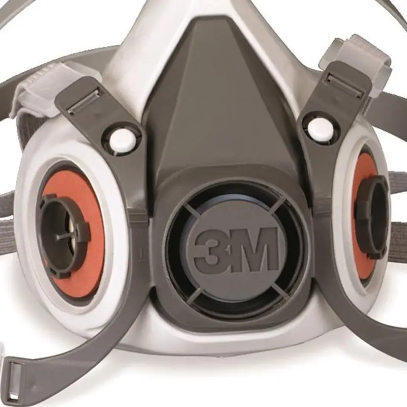 3M 6300 halfgelaatsmasker elastomeer dubbele filter maat L