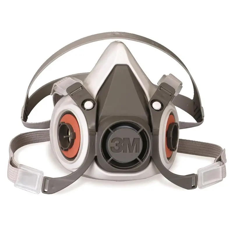 3M 6300 halfgelaatsmasker elastomeer dubbele filter maat L
