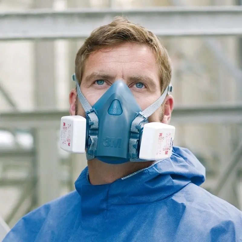 3M 7503 Half Face Mask Double Filter Size L