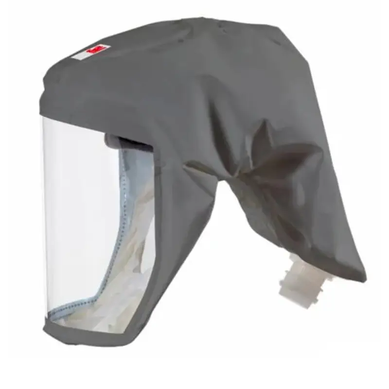 3M Versaflo S-333LG geïntegreerde luchtkap met gelaatsafdichting PETG-vizier maat M/L
