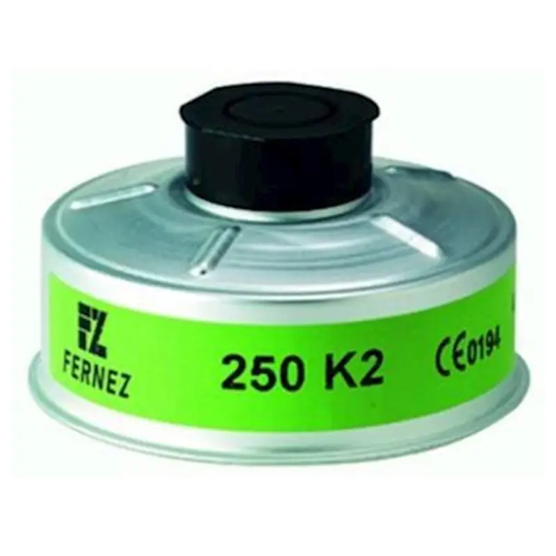 Filtre à vapeurs et gaz en aluminium Honeywell K2 pour masques RD40