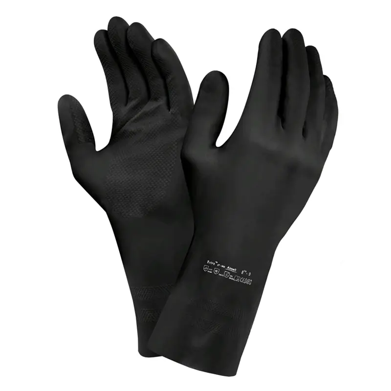 Ansell AlphaTec 87-118 glove latex chemical resistant size M
