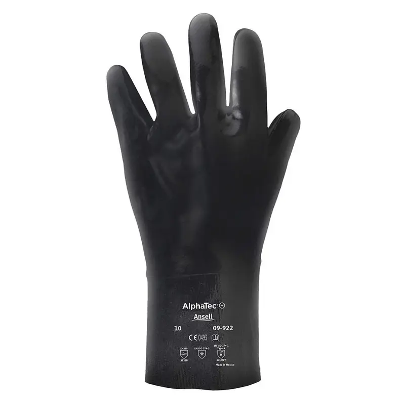 Gant Ansell AlphaTec 09-922 300 mm Noir Taille 10