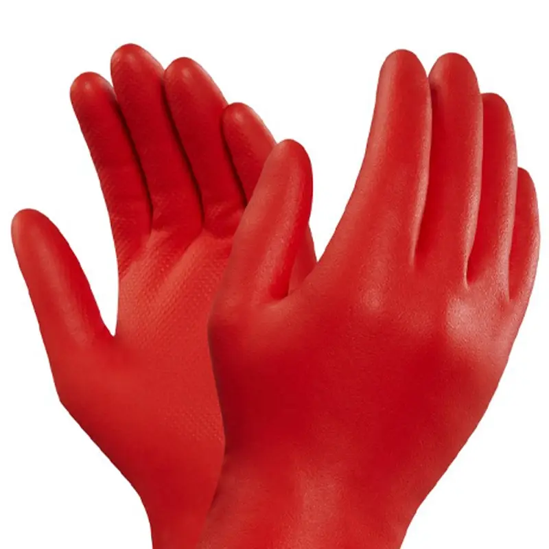 Ansell AlphaTec Solvex 37-900 nitrile glove chemical resistant size 9