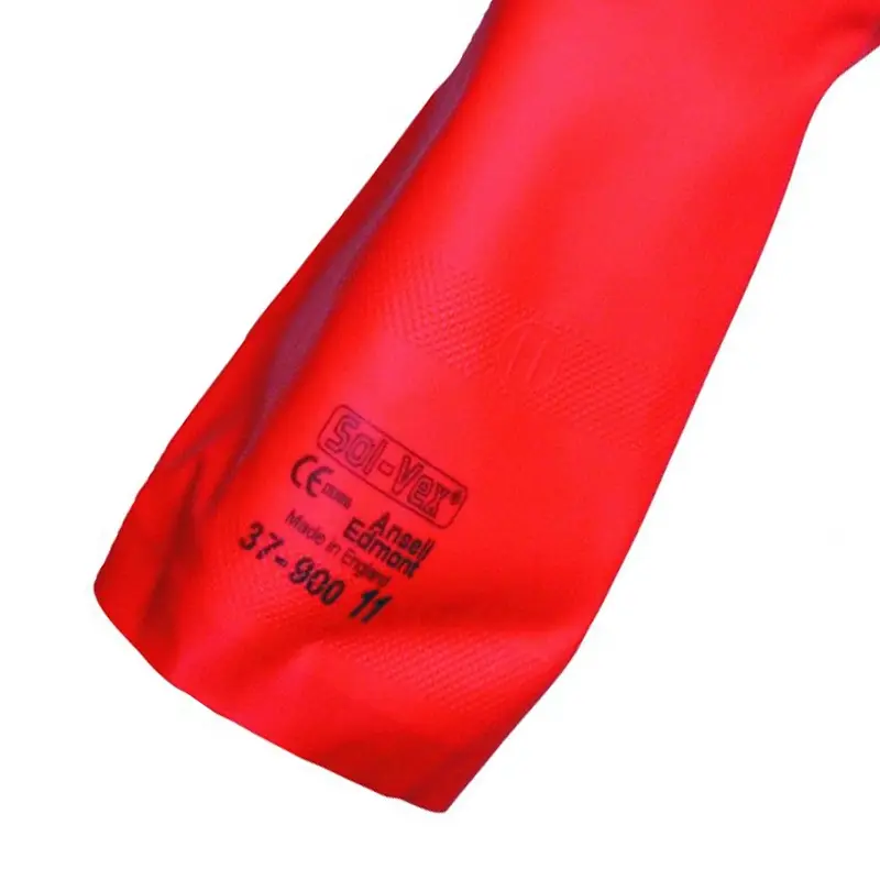 Ansell AlphaTec Solvex 37-900 nitrile glove chemical resistant size 9