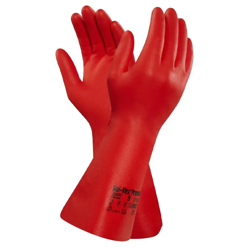 Ansell AlphaTec Solvex 37-900 nitrile glove chemical resistant size 9