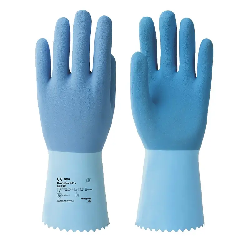 Gant KCL Camatex 451 en latex résistant aux produits chimiques, taille 9