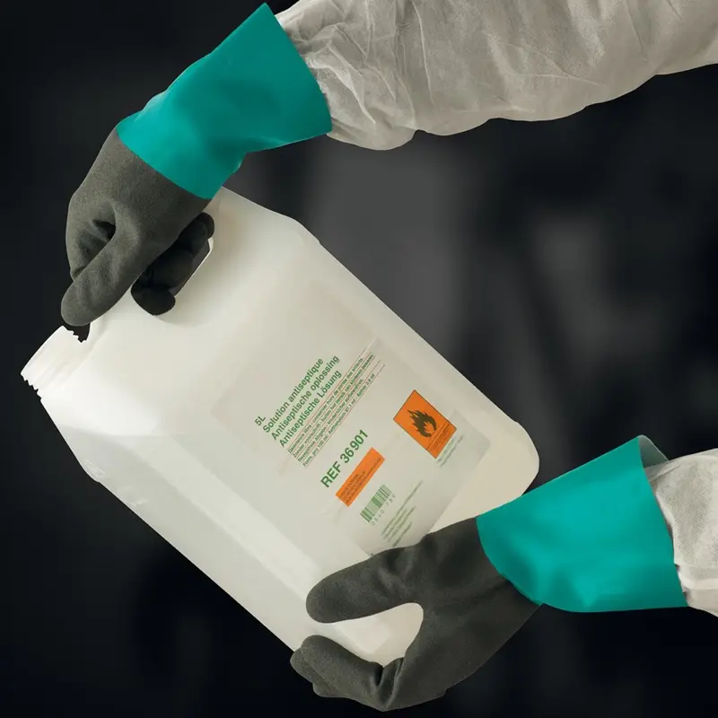 Gant Ansell AlphaTec 58-535W en nitrile résistant aux produits chimiques, taille 9