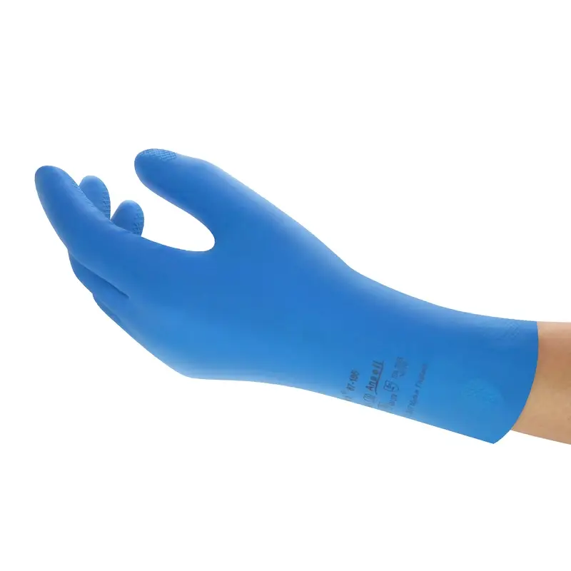 Ansell AlphaTec 87-195 handschoen latex chemiebestendig maat 7,5-8
