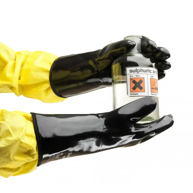 Gant en néoprène Ansell AlphaTec 09-022 résistant aux produits chimiques, taille 10