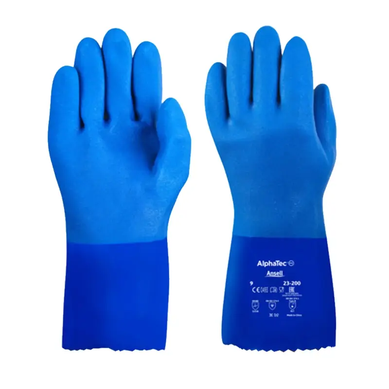 Ansell AlphaTec 23-200 glove PVC chemical resistant size 10