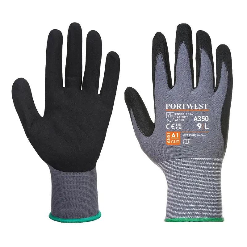 Portwest A350 glove PU/nitrile mechanical protection size XL