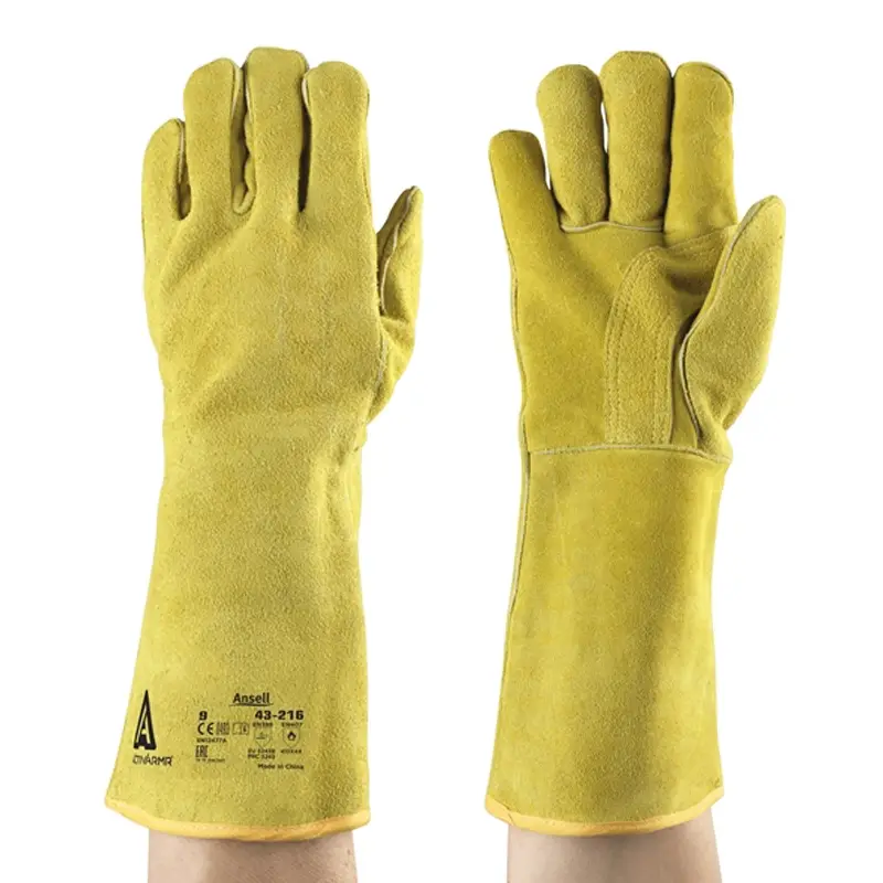 Ansell ActivArmr 43-216 lashandschoen rundleder/Kevlar hittebestendig maat 11