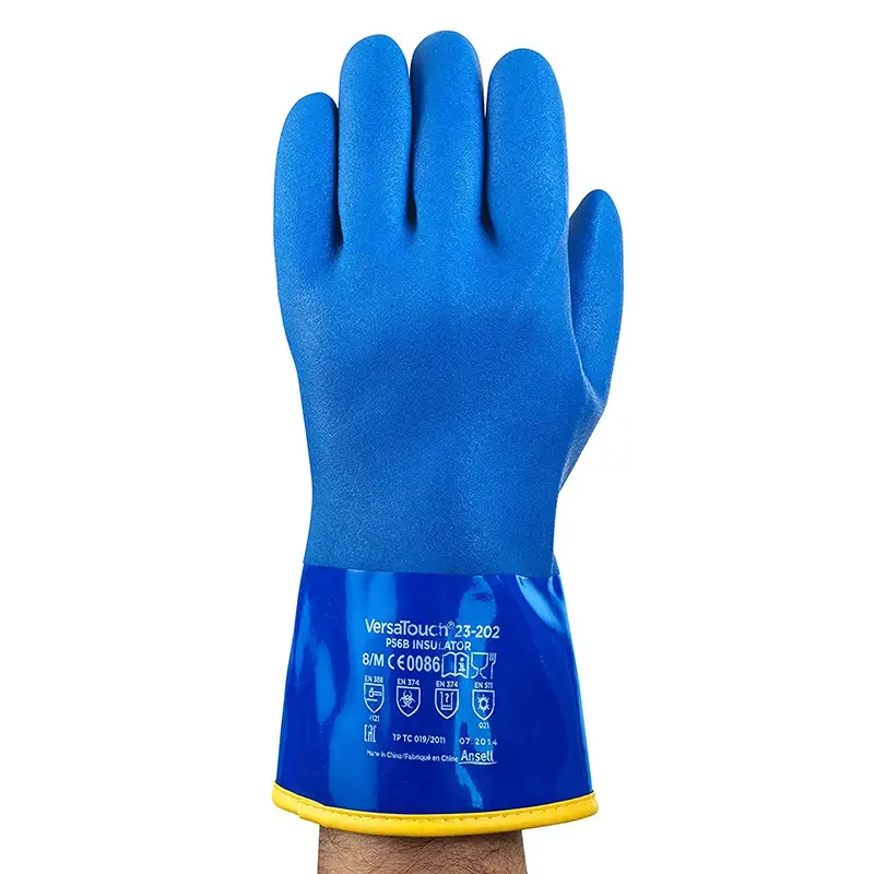 Ansell AlphaTec 23-202 PVC glove, cold and chemical resistant, size 9