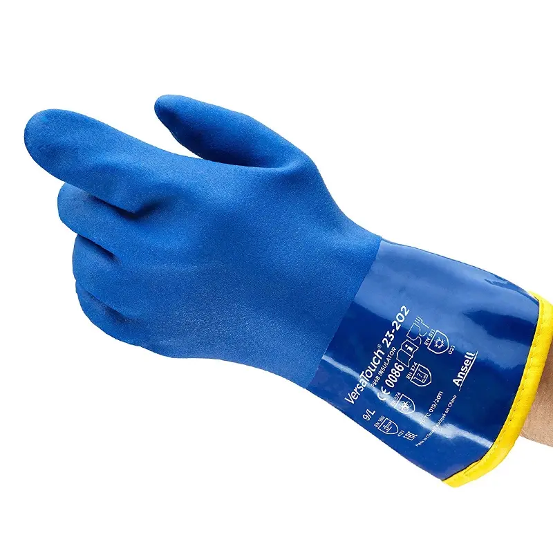 Ansell AlphaTec 23-202 PVC glove, cold and chemical resistant, size 9