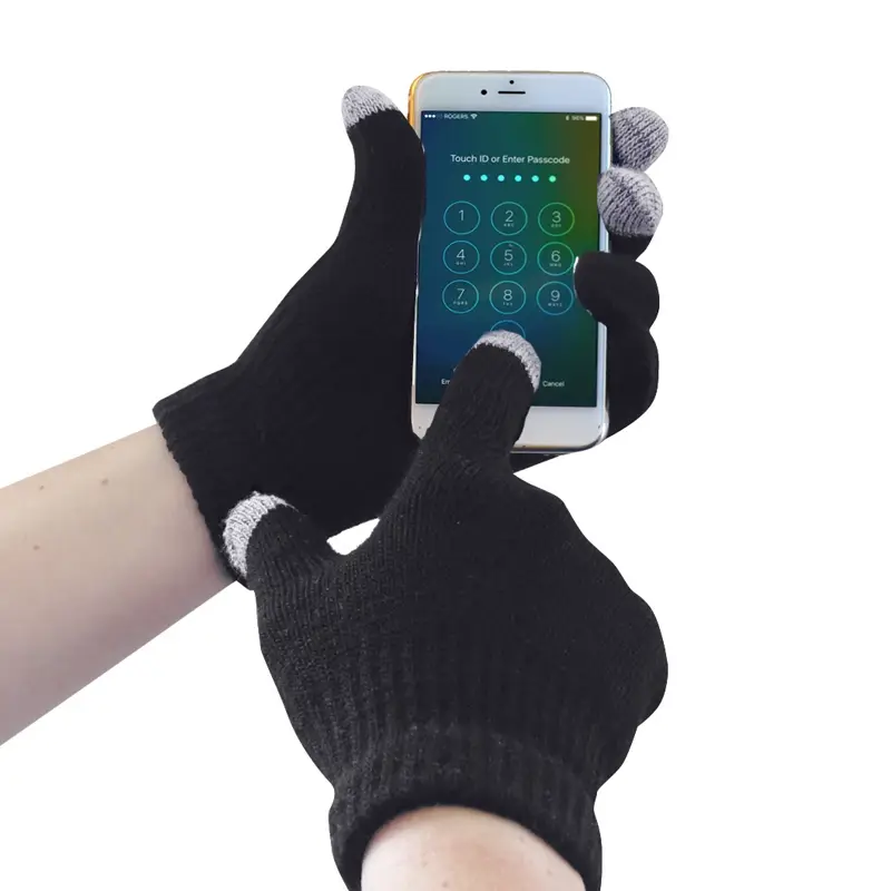 Portwest GL16 touchscreen glove acrylic cold-resistant black size L/XL