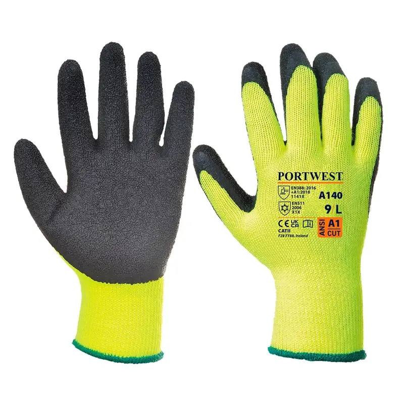 Portwest A140 handschoen latex koudebestendig