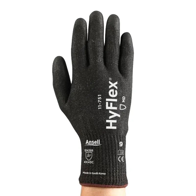 Ansell HyFlex 11-751 handschoen PU snijbestendig maat 8