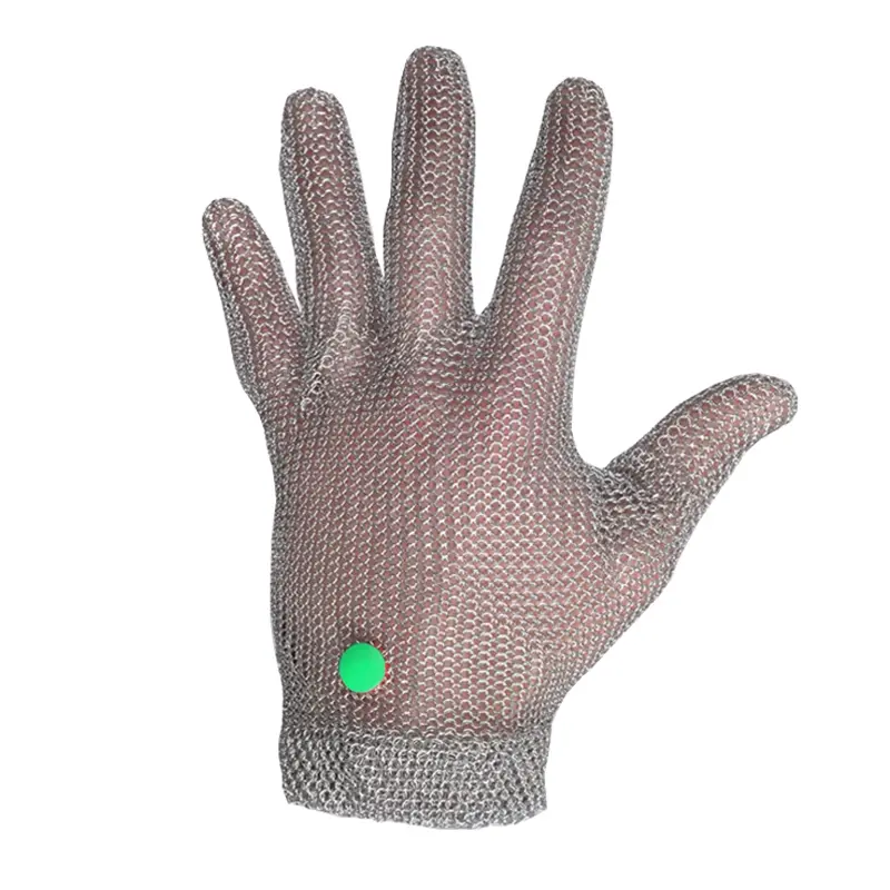 Manulatex Wilco metal glove stainless steel cut-resistant red size M