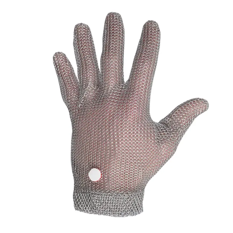 Manulatex Wilco metal glove stainless steel cut-resistant red size M
