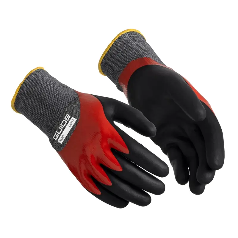 Guide 9507 cut-resistant nitrile glove size 9