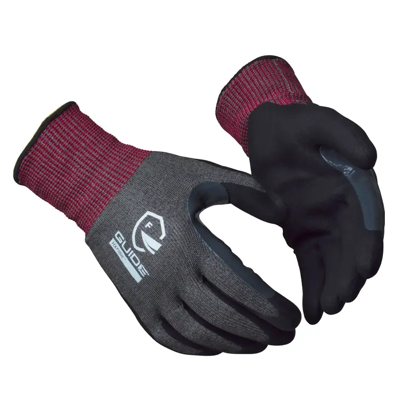 Guide 6605 cut-resistant nitrile glove size 7