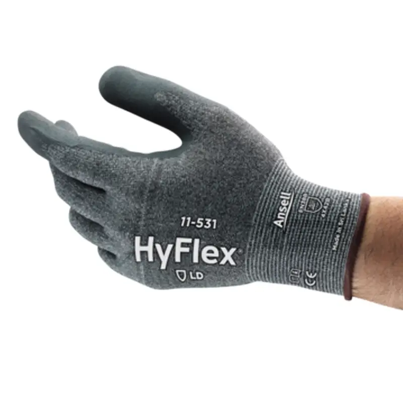 Ansell Hyflex 11-531 handschoen nitril snijbestendig maat 9