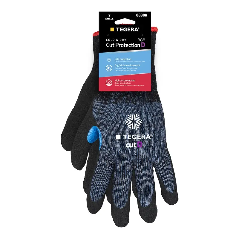 Gants Ejendals Tegera 8830R Infinity résistants au froid et aux coupures, taille 7