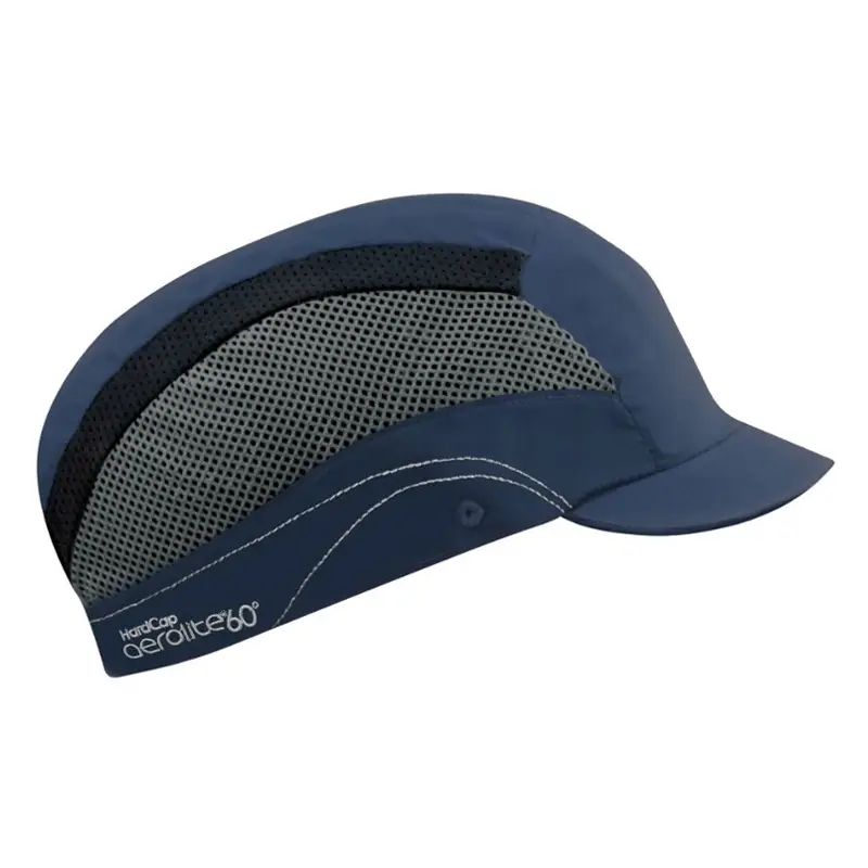 JSP HardCap Aerolite 60 stootpet met micro klep 25 mm marineblauw