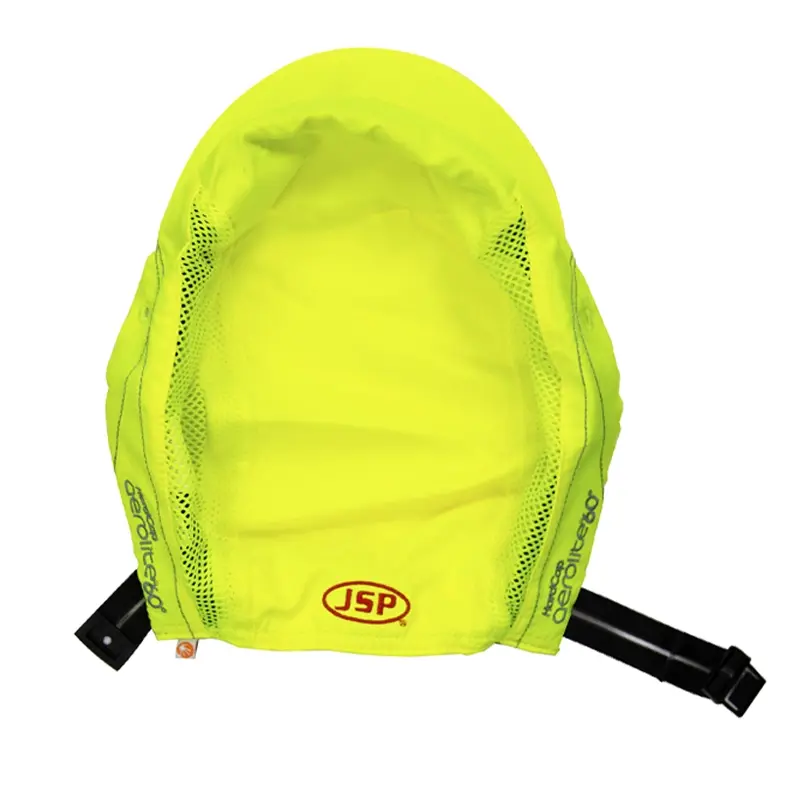 Housse pour casquette JSP HardCap Aerolite 60, visière micro 25 mm, jaune fluorescent