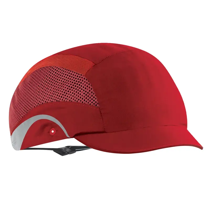JSP HardCap Aerolite bump cap 25 mm micro peak rouge