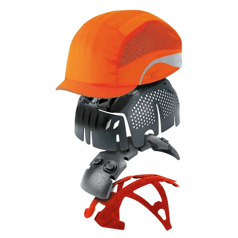 JSP HardCap Aerolite bump cap 25 mm micro peak rouge