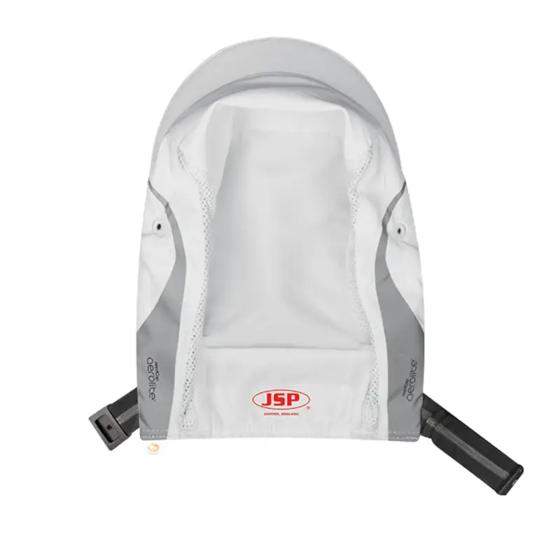 Housse pour casquette de protection JSP HardCap Aerolite, micro-visière blanche de 25 mm