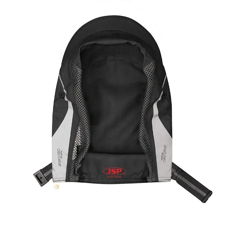 Housse pour casquette de protection JSP HardCap Aerolite avec micro-visière de 25 mm, noire
