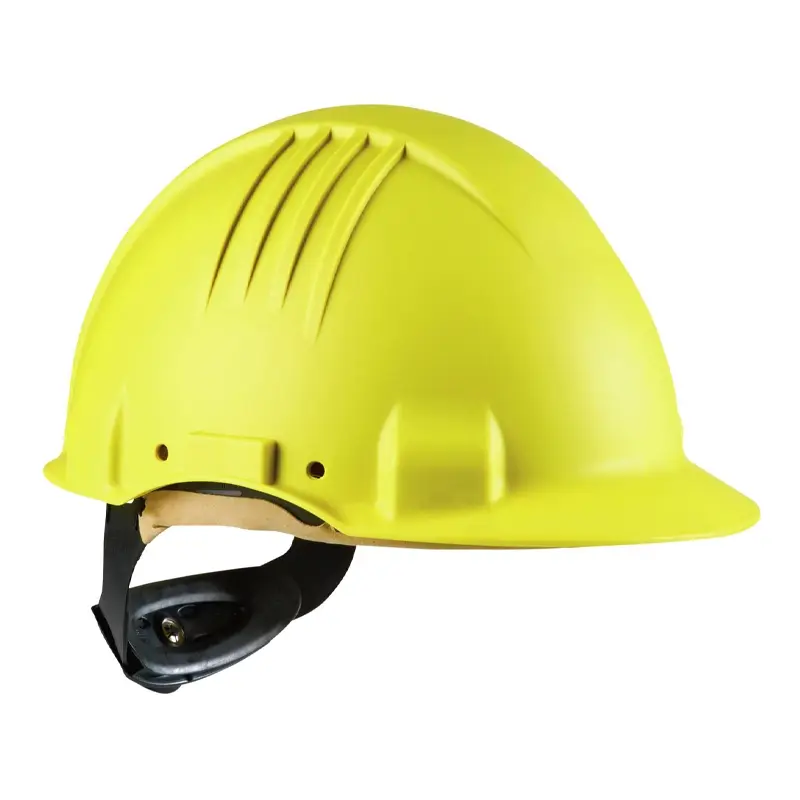 Casque de sécurité 3M G3501 à bouton rotatif jaune