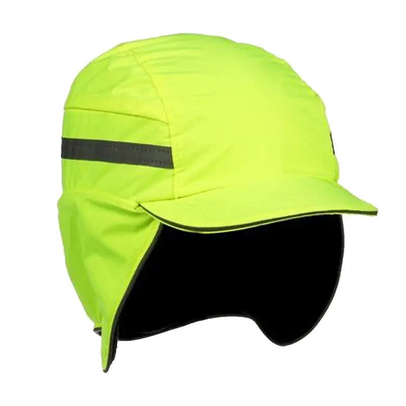 Bump cap 3M First Base 3 Winter 55 mm visor fluo yellow