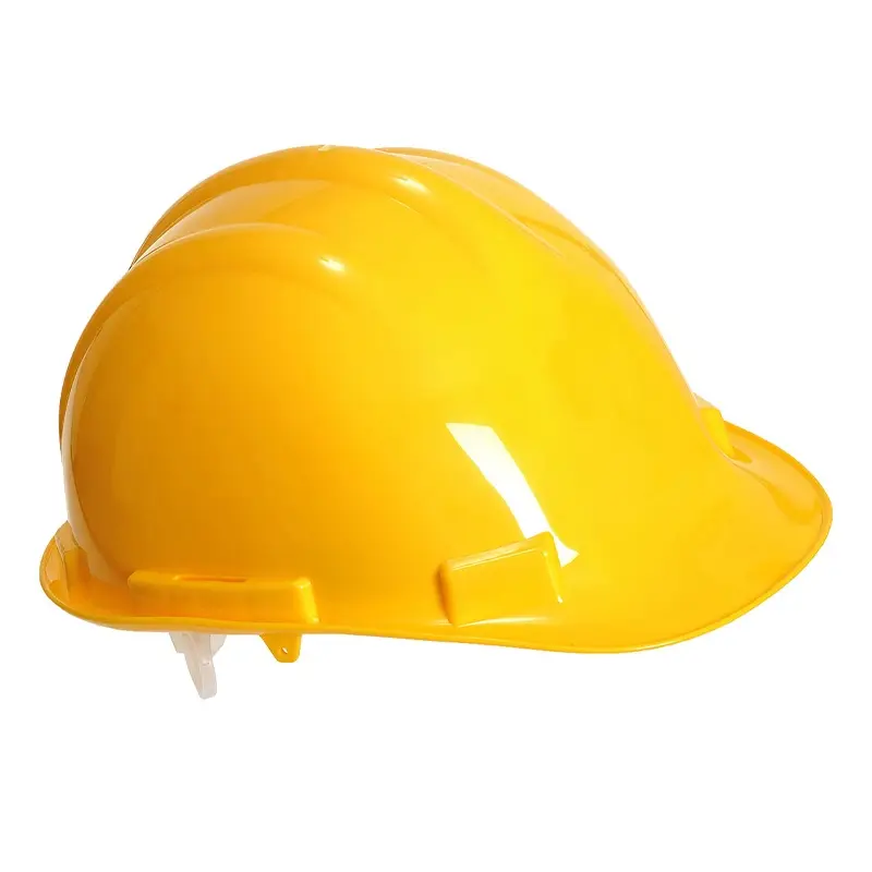 Portwest PW50 Expert Base safety helmet HDPE 4-point sliding strap yellow